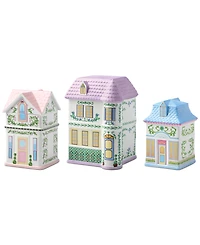 Lenox Village 2nd Edition House Canisters, Set of 3
