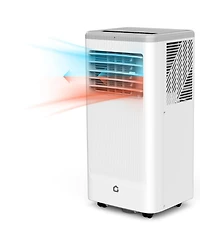10,000 Btu Portable Ac with Heater, 3-in-1 Cooling, Fan & Dehumidifier for Room Up to 350 Sq.Ft