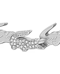 Lacoste Crocodile Statement Necklace, 16" + 2" extender