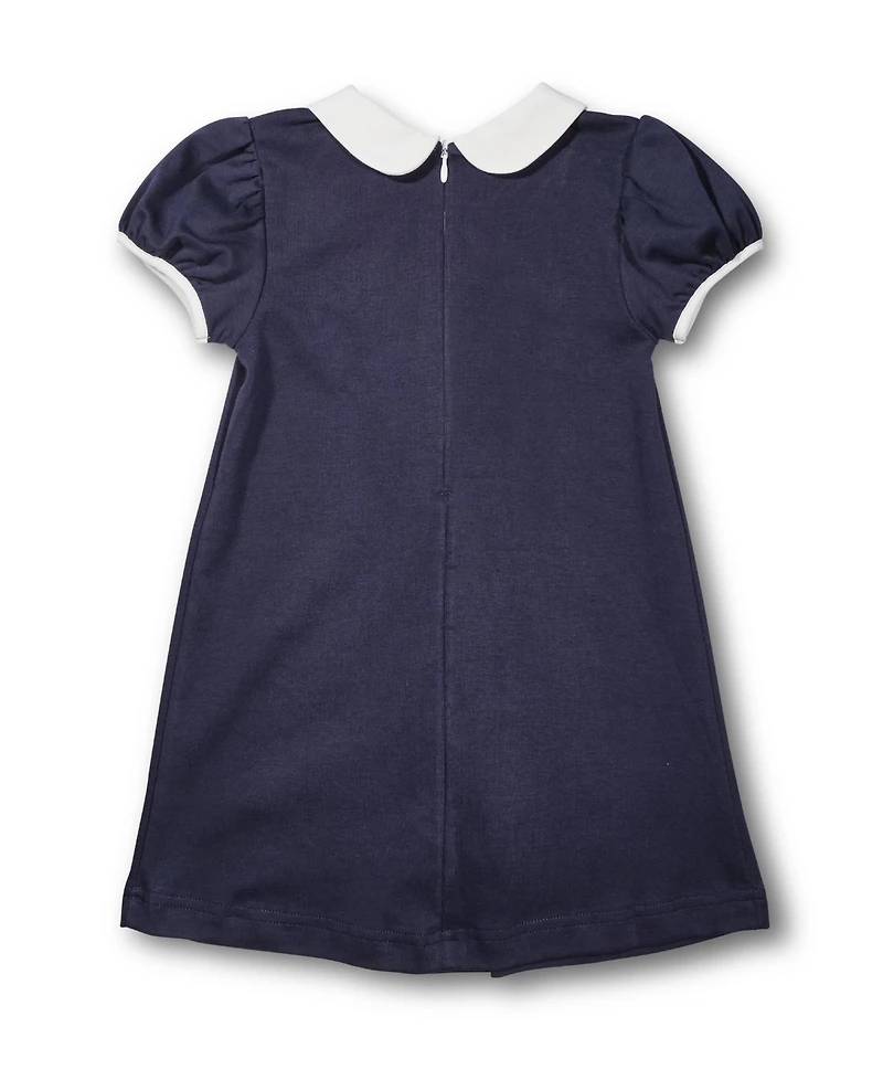 Florence Eiseman Knit Dress With Stripe Ribbon Bows