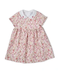 Florence Eiseman Little Girls Floral Dress With Embroidered Collar
