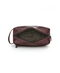 Perry Ellis Portfolio Men's Leather Travel Kit