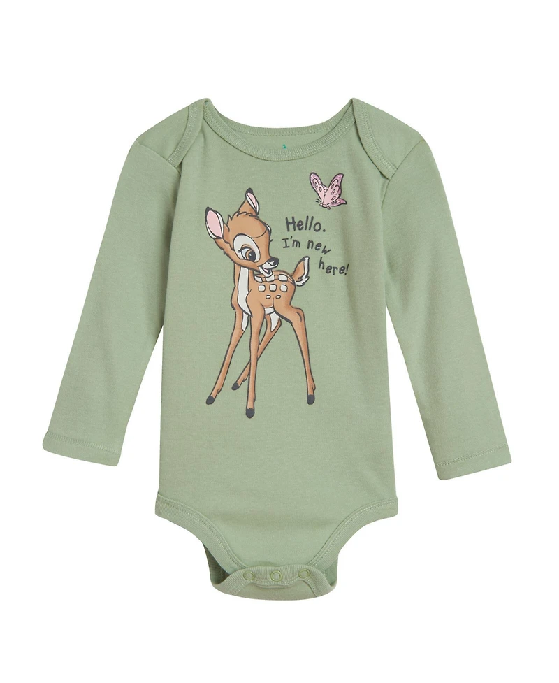 Bambi Baby Girls Dumbo Simba 3 Pack Cosplay Bodysuits