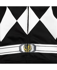 Power Rangers Blue Ranger Red Black Fleece Zip Up Hoodie Toddler| Child Boys