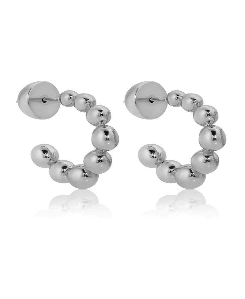 Ettika Bubble Huggie Hoops Earrings