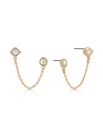 Ettika Double Piercing Tidal Earrings