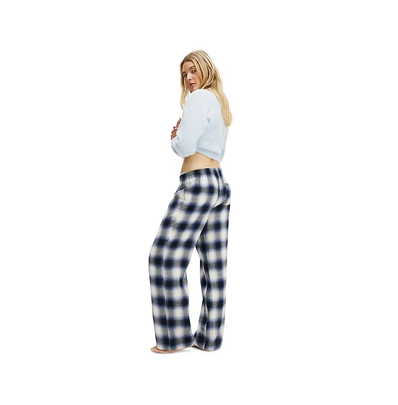 Cotton On Women's Flannel Wide Leg Pant