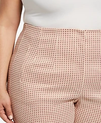 Ella Rafaella Plus Supreme Stretch Straight Leg Ankle Pants