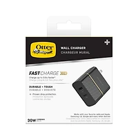 OtterBox Fast Charge Pd Usb C and Usb A Dual Port Wall Charger 30W-Black