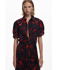 Desigual Women's Pleated shirt dress