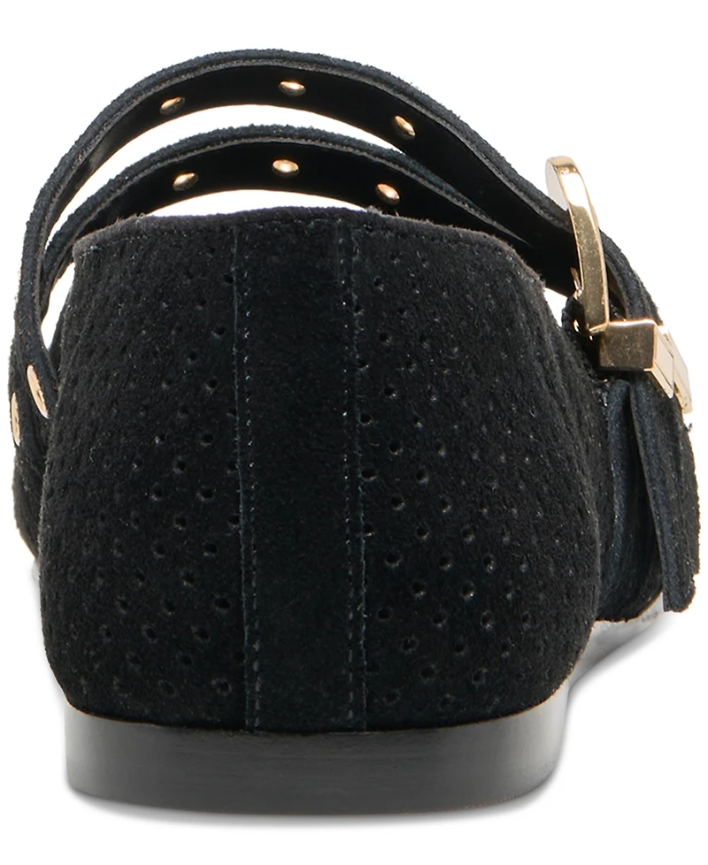 Dolce Vita Women's Baylee Grommet Double Strap Mary Jane Flats