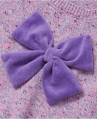 Lands' End Girls Meet and Greet Bow Knit Sweater