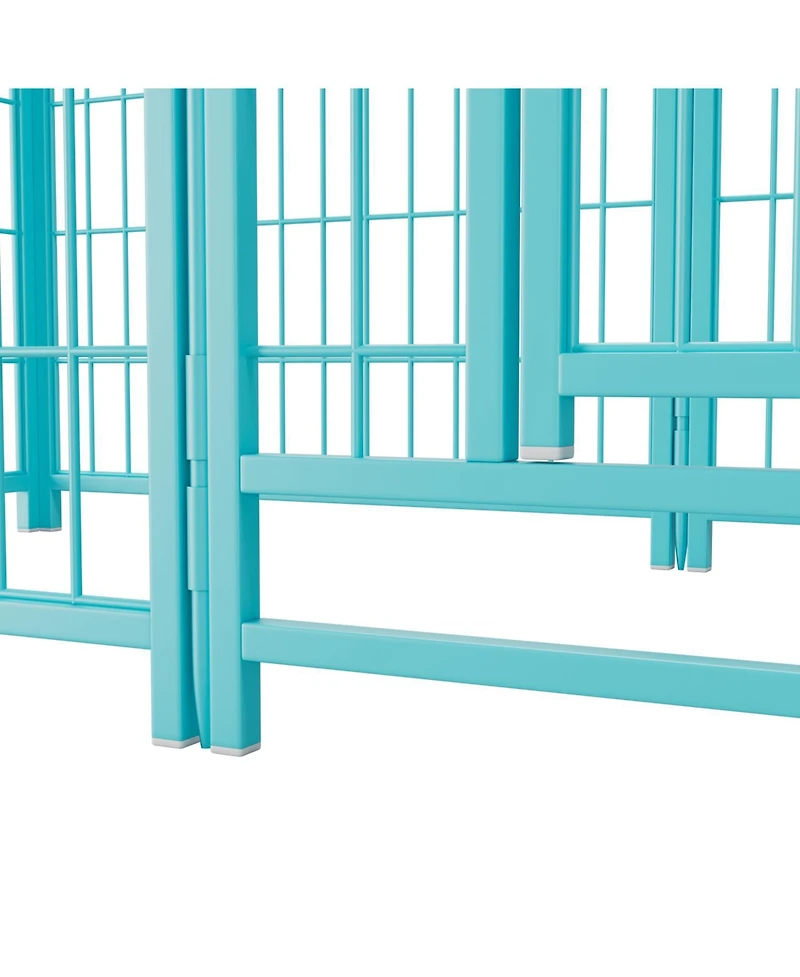 Streamdale Furniture Dog Playpen 24" 8 Panel Metal Pet Fence