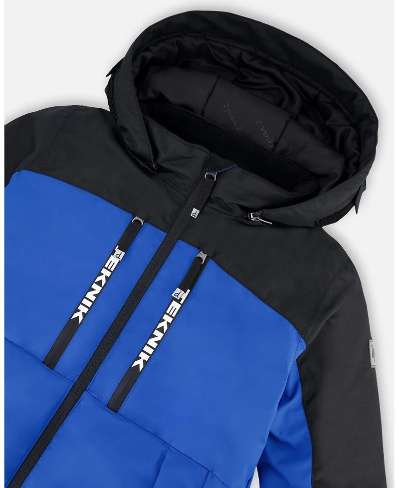 Deux par Big Boys Two-Piece Teknik Snowsuit Royal Blue