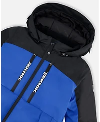 Deux par Big Boys Two-Piece Teknik Snowsuit Royal Blue
