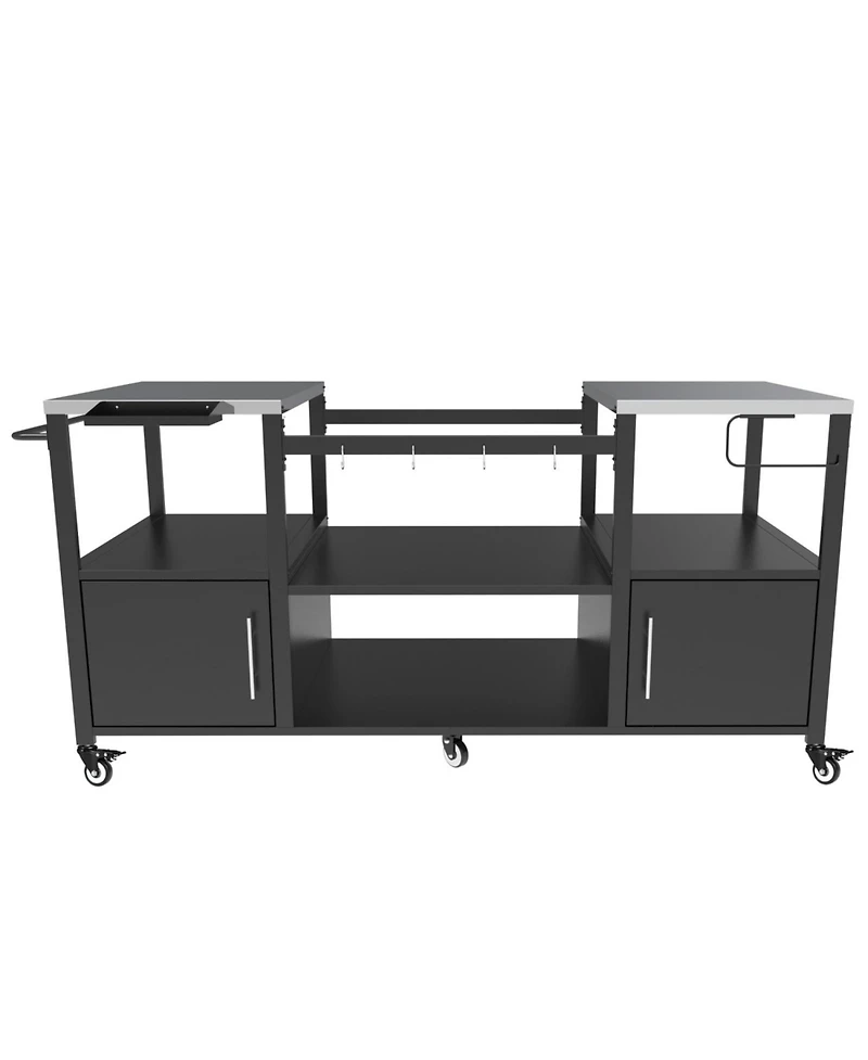 Streamdale Furniture Grill Table for Big Green Egg & Kamado Joe Jr