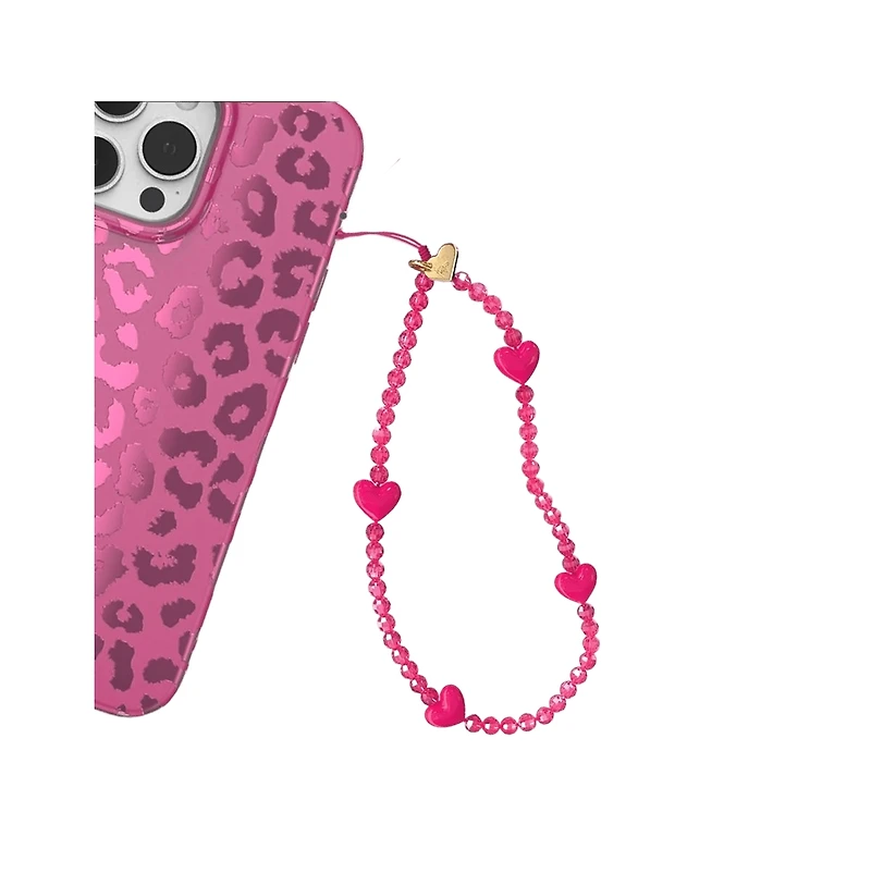 Velvet Caviar Phone Charm-Pink