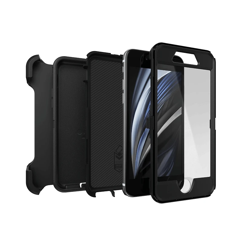 OtterBox Defender Case for Apple iPhone Se 2022 / Se 2020 / 8 / 7-Black