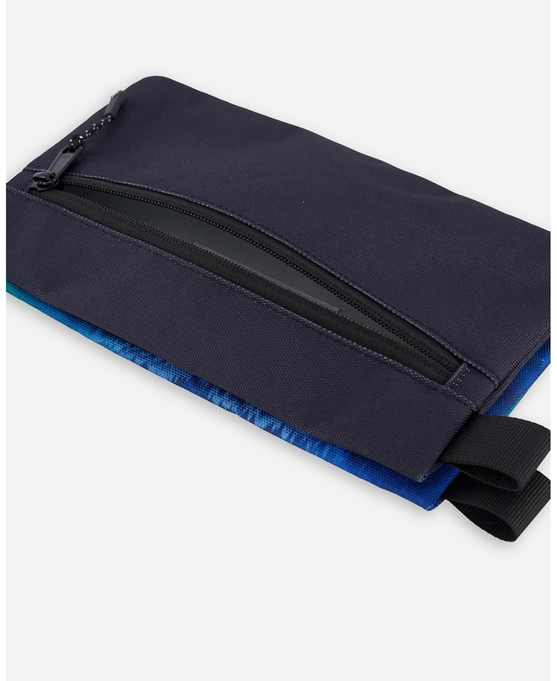 Deux par Deux Boy Double Pencil Case Aurora Borealis - Toddler|Child
