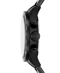Fossil Men's Autocross Multifunction Black Stainless Steel Watch, 42mm