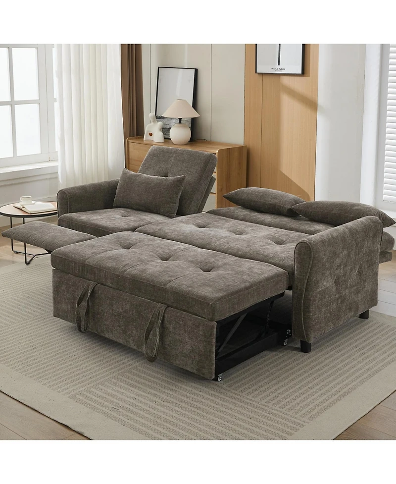 Streamdale Furniture 2-in-1 Sofa Bed with Reversible Recliner