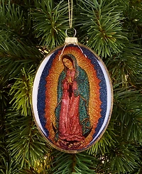 Holiday Lane Blessed Our Lady of Guadalupe Disc Ornament, Macy's Exclusive