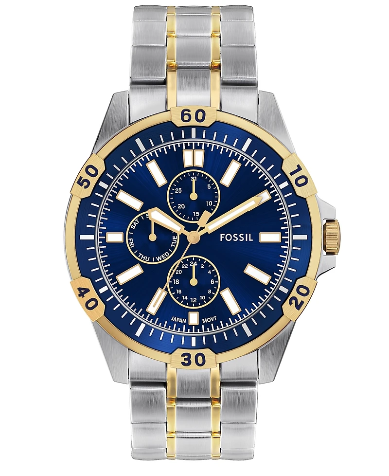 Fossil Men's Garrett Multifunction Two-Tone Stainless Steel Watch