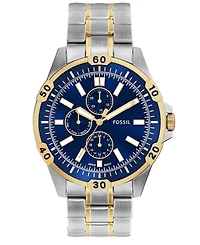 Fossil Men's Garrett Multifunction Two-Tone Stainless Steel Watch