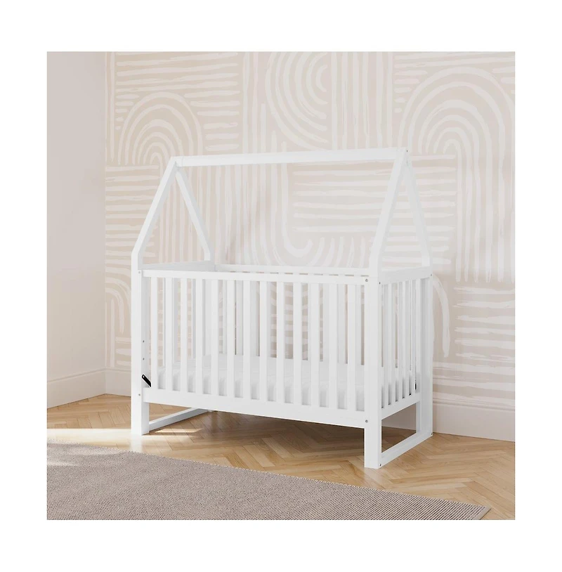 Storkcraft Orchard 6-in-1 Convertible Crib (White) – Greenguard Gold Certified