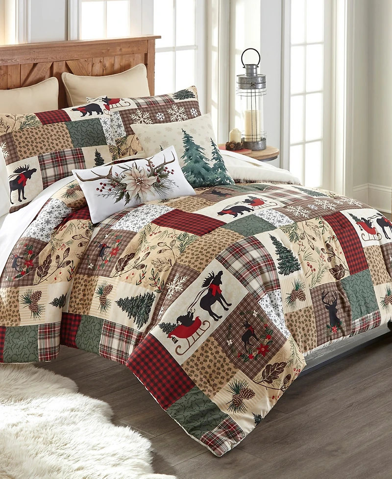Your Lifestyle Dashing Patchwork 3-Pc. Comforter Set