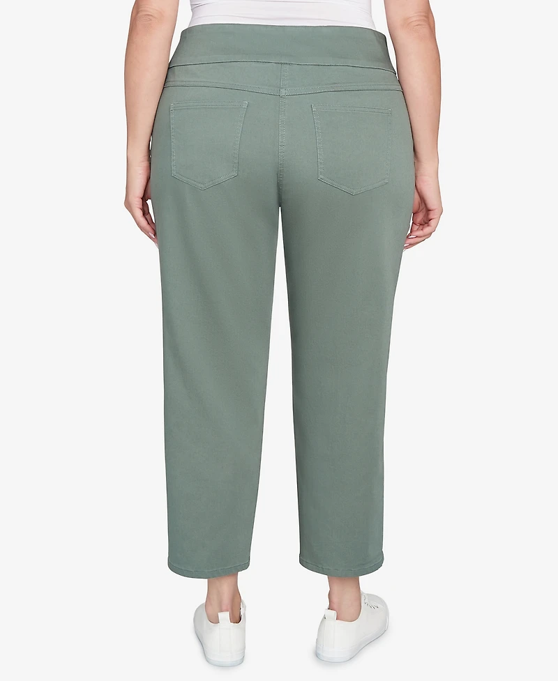 Ruby Rd. Plus Soft Denim Faux Pocket Pants