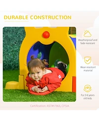 Qaba Toddler Caterpillar Tunnel Climb-n-Crawl Play, 106.75" x 39.75" x 41.25"