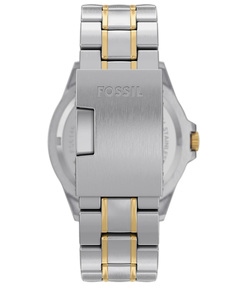 Fossil Men's Garrett Multifunction Two-Tone Stainless Steel Watch, 44mm