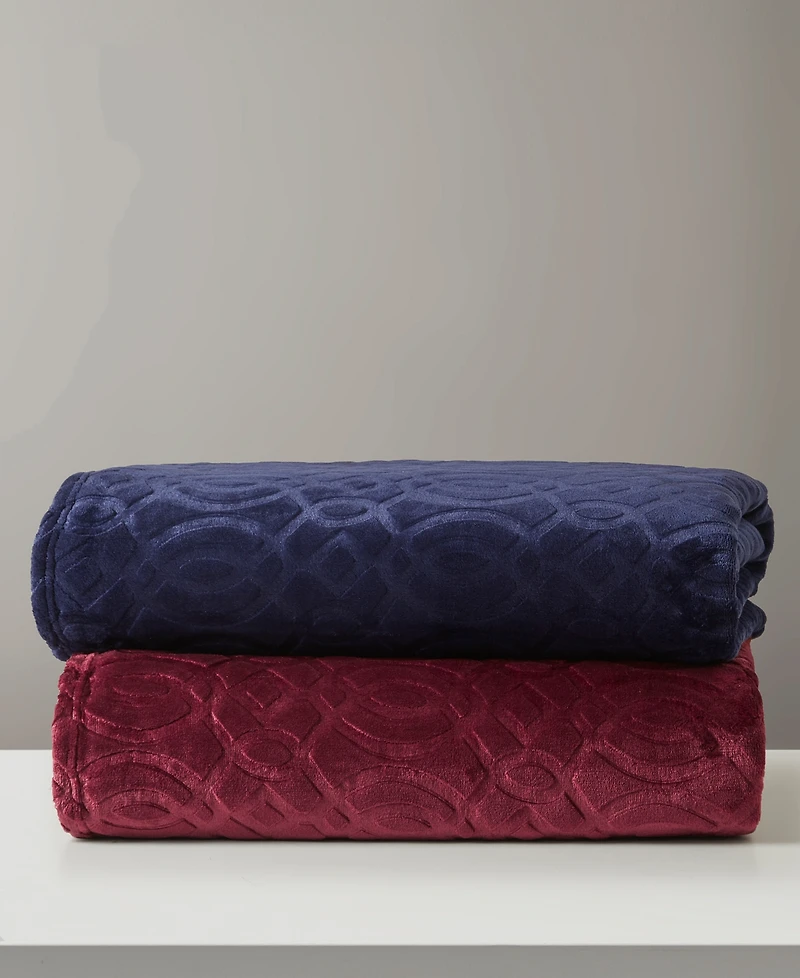 Premier Comfort Cozy Embossed Throw Blanket, 50" x 60"