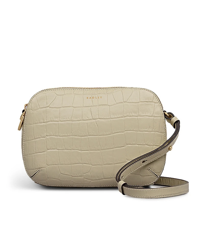 Radley London Dukes Place Faux Croc Small Zip Top Crossbody Bag
