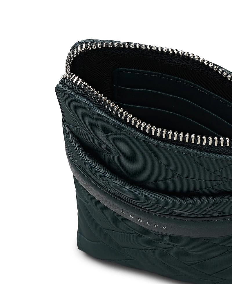 Radley London Holland Park Quilted Mini Zip Around Phone Crossbody Bag