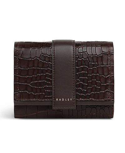 Radley London Sloane Mews Faux Croc Mini Flap Over Wallet