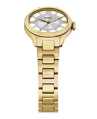 Fossil Women's Gilmore Three-Hand Gold-Tone Stainless Steel Watch, 28mm