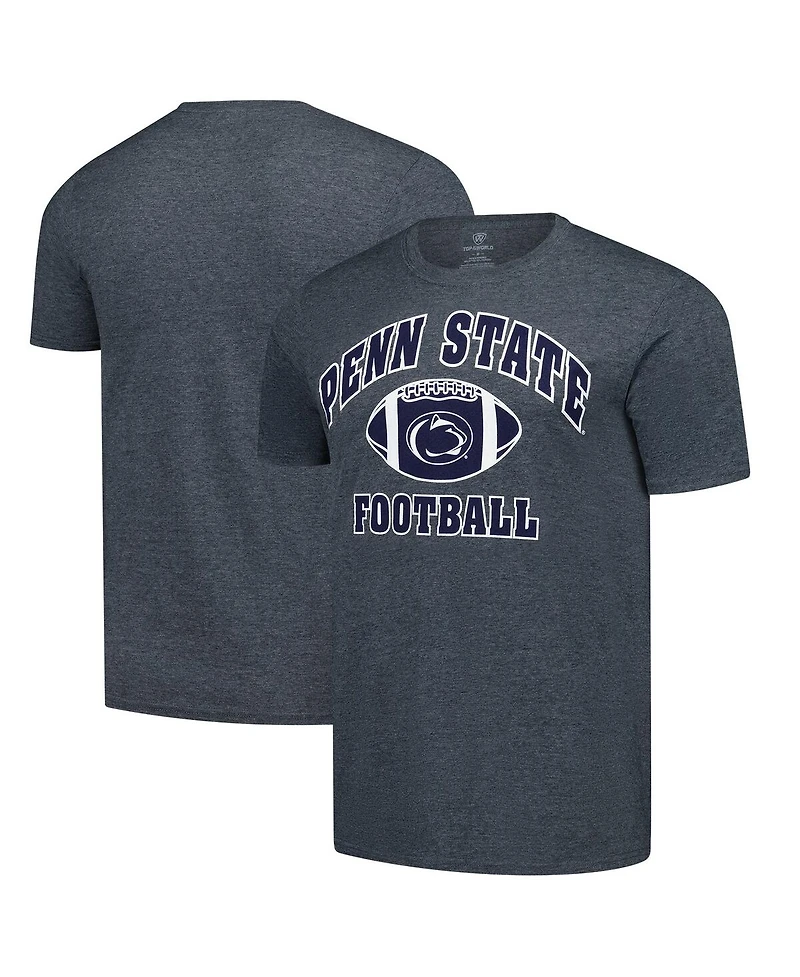 Fanatics Unlabeled Men's Heather Charcoal Penn State Nittany Lions Basic Arch T-Shirt