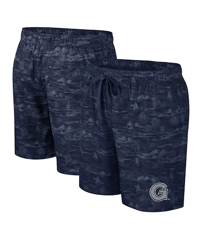 Colosseum Men's Navy Georgetown Hoyas Ozark Swim Shorts