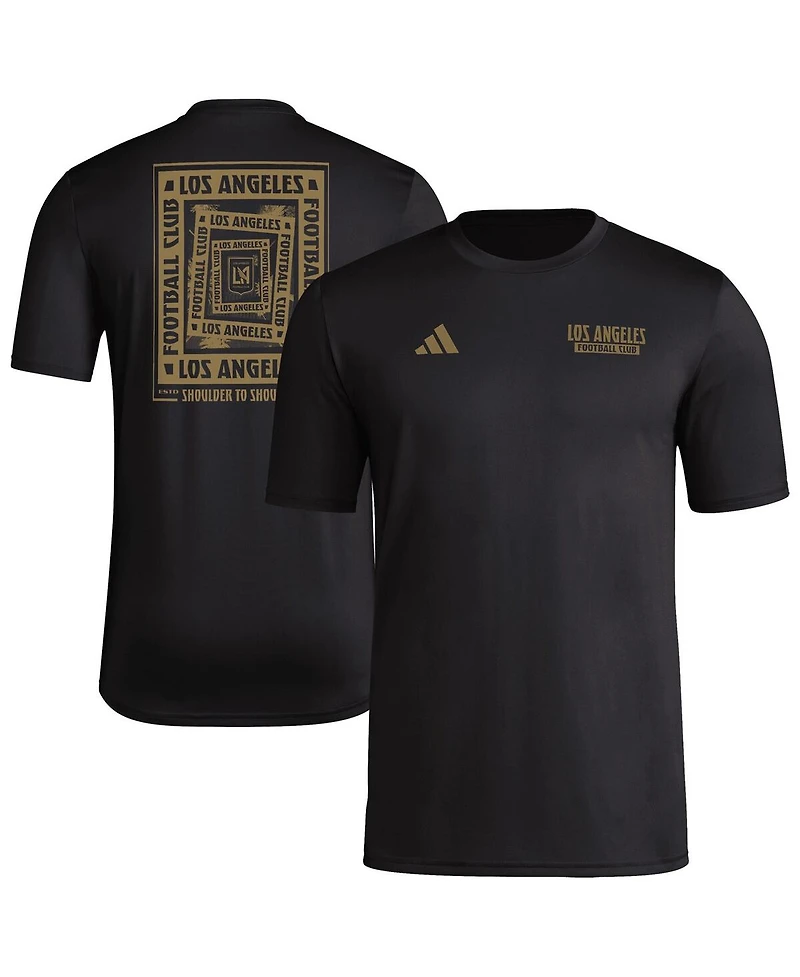 Adidas Men's Black Lafc Local Wrap T-Shirt