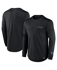 Fanatics Men's Black Tennessee Titans Blackout Long Sleeve T-Shirt