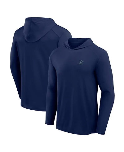 Fanatics Men's Black Dallas Cowboys Front Office Power Mono Long Sleeve Hoodie T-Shirt