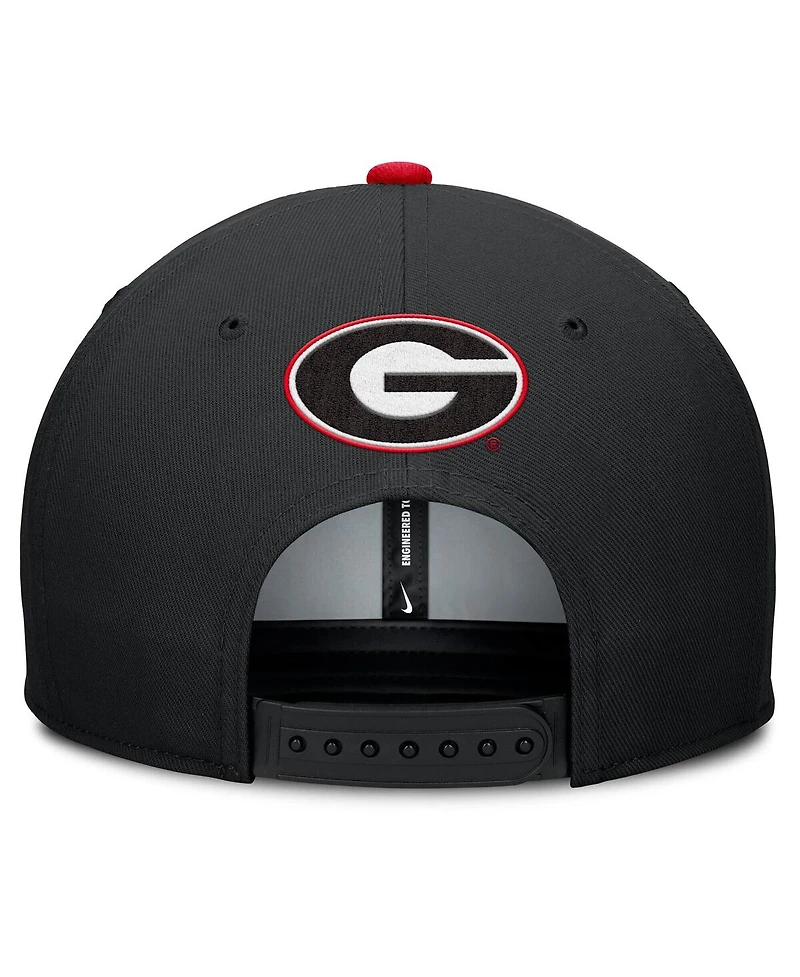 Nike Men's Black Georgia Bulldogs 2025 On-Field Pro Performance Adjustable Hat