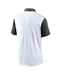 Nike Men's White/Black Texas Longhorns Athletic Prep Alt Logo Vapor Performance Polo Shirt