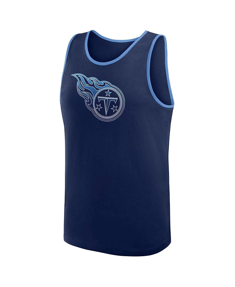Logo Athletic Men's Navy Tennessee Titans Unmatched Success Tank Top