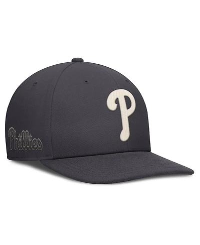 Nike Men's Anthracite Philadelphia Phillies Statement Pro Snapback Hat