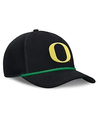 Nike Men's Black Oregon Ducks Rise Primetime Trucker Adjustable Hat