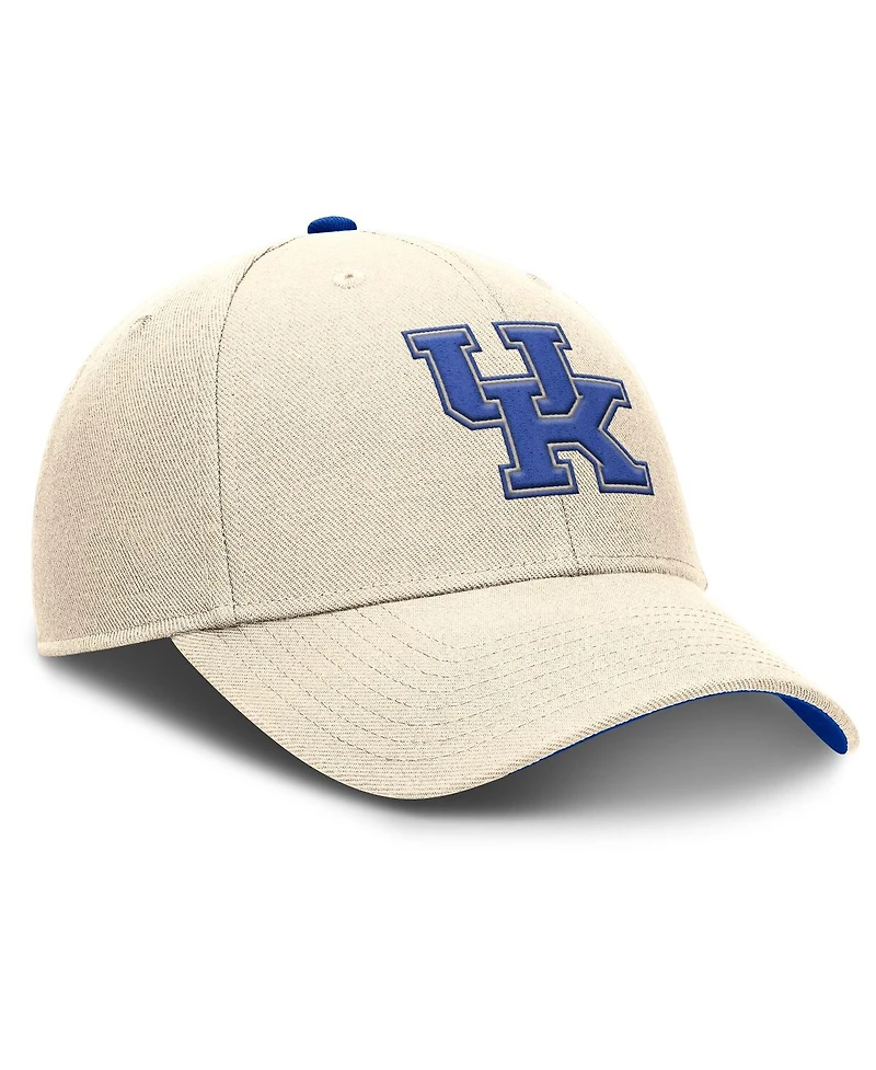 Nike Men's Natural Kentucky Wildcats Rise Primetime Performance Trucker Adjustable Hat