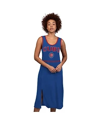 G-iii 4Her by Carl Banks Women's Royal Chicago Cubs Center Field Maxi Dress